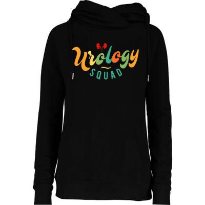 Urology Nurse Apparel Urology Squad Womens Funnel Neck Pullover Hood