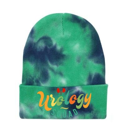 Urology Nurse Apparel Urology Squad Tie Dye 12in Knit Beanie