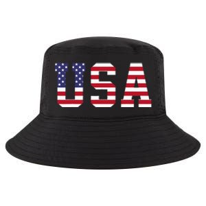 Usa National American Flag 4th Of July Cool Comfort Performance Bucket Hat