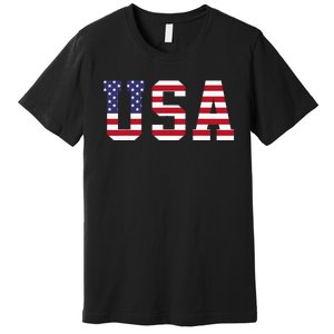 Usa National American Flag 4th Of July Premium T-Shirt