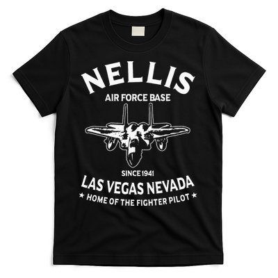 USAF Nellis AFB Las Vegas Nevada F15 Eagle Fighter Vintage T-Shirt