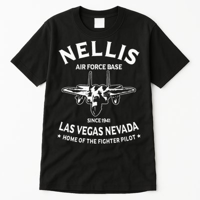 USAF Nellis AFB Las Vegas Nevada F15 Eagle Fighter Vintage Tall T-Shirt