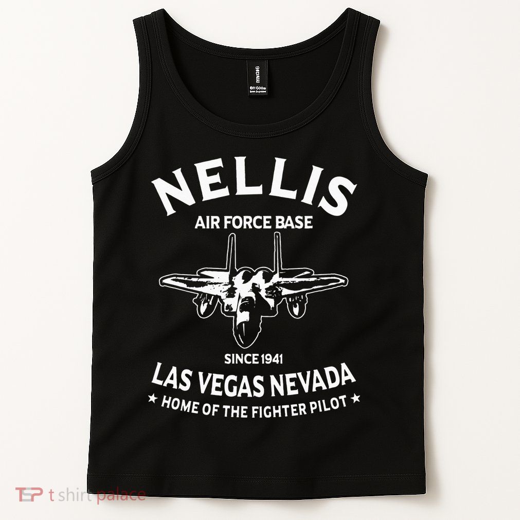 USAF Nellis AFB Las Vegas Nevada F15 Eagle Fighter Vintage Tank Top