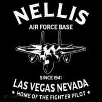 USAF Nellis AFB Las Vegas Nevada F15 Eagle Fighter Vintage Tank Top