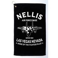 USAF Nellis AFB Las Vegas Nevada F15 Eagle Fighter Vintage Golf Towel
