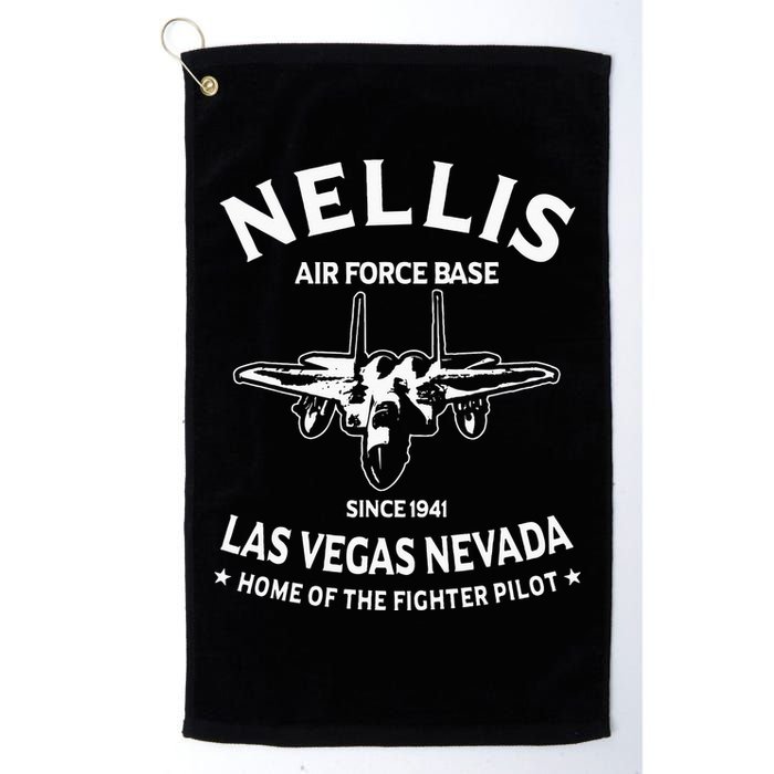 USAF Nellis AFB Las Vegas Nevada F15 Eagle Fighter Vintage Golf Towel