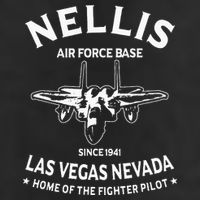 USAF Nellis AFB Las Vegas Nevada F15 Eagle Fighter Vintage Golf Towel