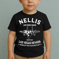 USAF Nellis AFB Las Vegas Nevada F15 Eagle Fighter Vintage Toddler T-Shirt