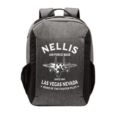 USAF Nellis AFB Las Vegas Nevada F15 Eagle Fighter Vintage Vector Backpack
