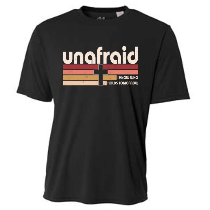 Unafraid I Know Who Holds Tomorrow Christian Faith Cooling Performance Crew T-Shirt