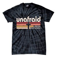 Unafraid I Know Who Holds Tomorrow Christian Faith Tie-Dye T-Shirt
