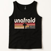 Unafraid I Know Who Holds Tomorrow Christian Faith Tank Top