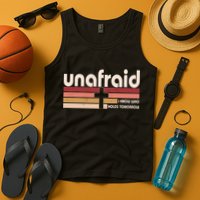 Unafraid I Know Who Holds Tomorrow Christian Faith Tank Top
