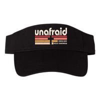 Unafraid I Know Who Holds Tomorrow Christian Faith Visor