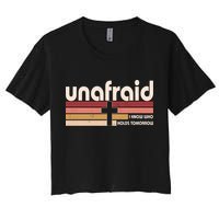 Unafraid I Know Who Holds Tomorrow Christian Faith Crop Top