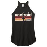 Unafraid I Know Who Holds Tomorrow Christian Faith Women's Perfect Tri Rocker Tank