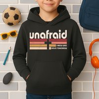 Unafraid I Know Who Holds Tomorrow Christian Faith Kids Hoodie