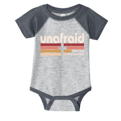 Unafraid I Know Who Holds Tomorrow Christian Faith Infant Baby Jersey Bodysuit