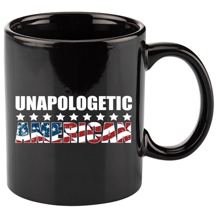 Unapologetic American 11oz C Handle Ceramic Mug
