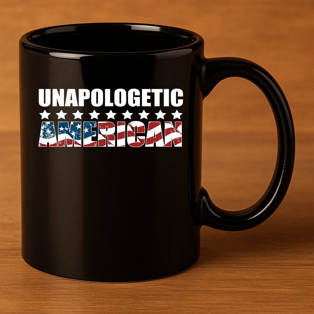 Unapologetic American 11oz C Handle Ceramic Mug