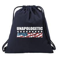 Unapologetic American Drawstring Bag