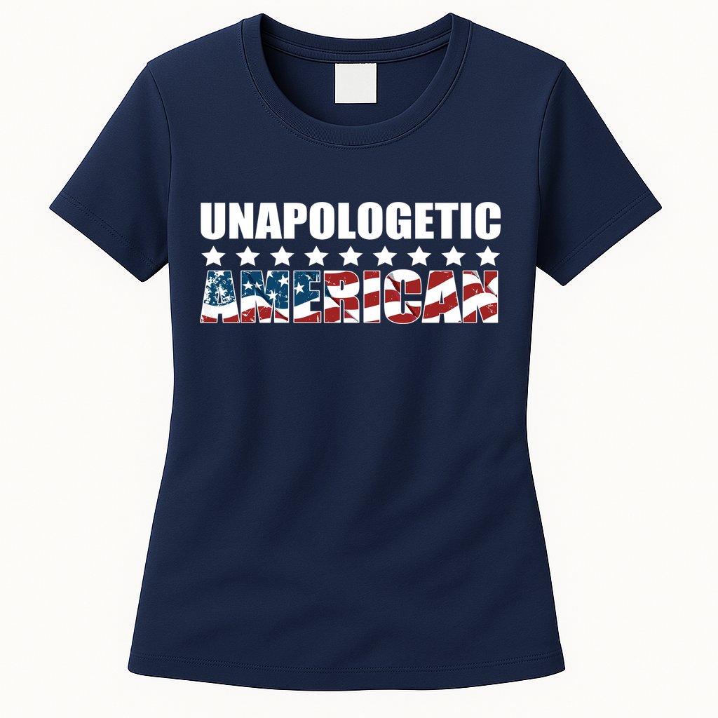 Unapologetic American Womens T-Shirt