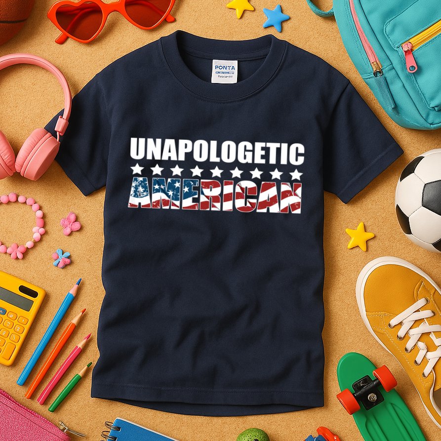 Unapologetic American Kids T-Shirt