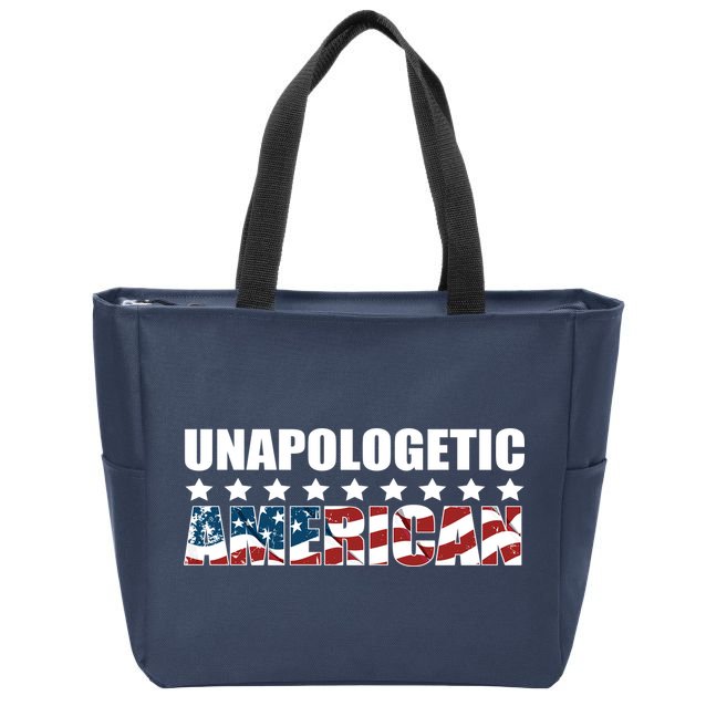 Unapologetic American Zip Tote Bag
