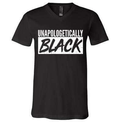 Unapologetically Black V-Neck T-Shirt