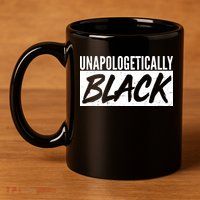 Unapologetically Black 11oz C Handle Ceramic Mug