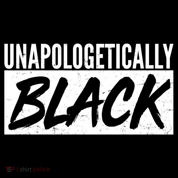 Unapologetically Black Drawstring Bag