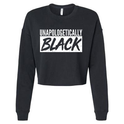 Unapologetically Black Cropped Pullover Crew