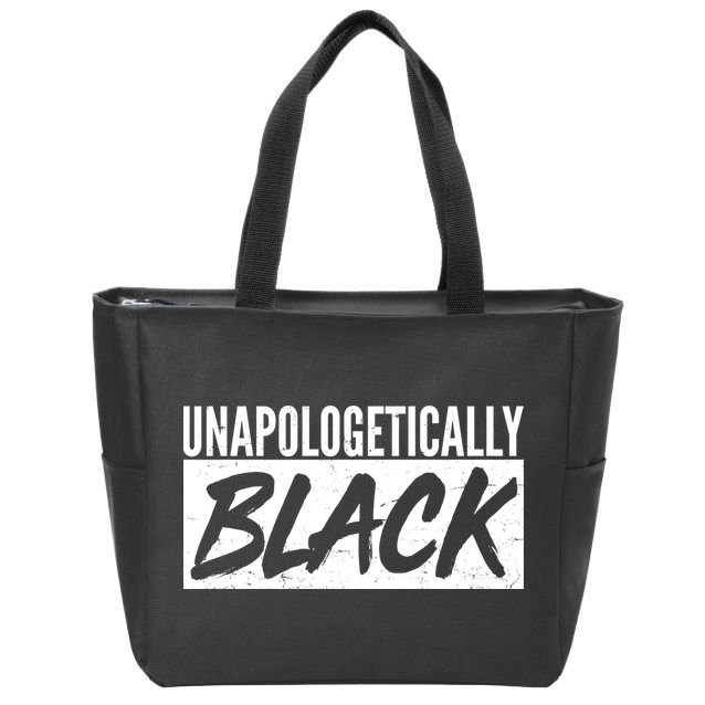 Unapologetically Black Zip Tote Bag