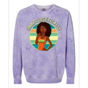 Unapologetically Dope Colorblast Crewneck Sweatshirt