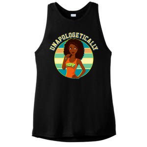 Unapologetically Dope Ladies PosiCharge Tri-Blend Wicking Tank