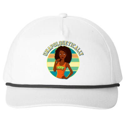 Unapologetically Dope Snapback Five-Panel Rope Hat