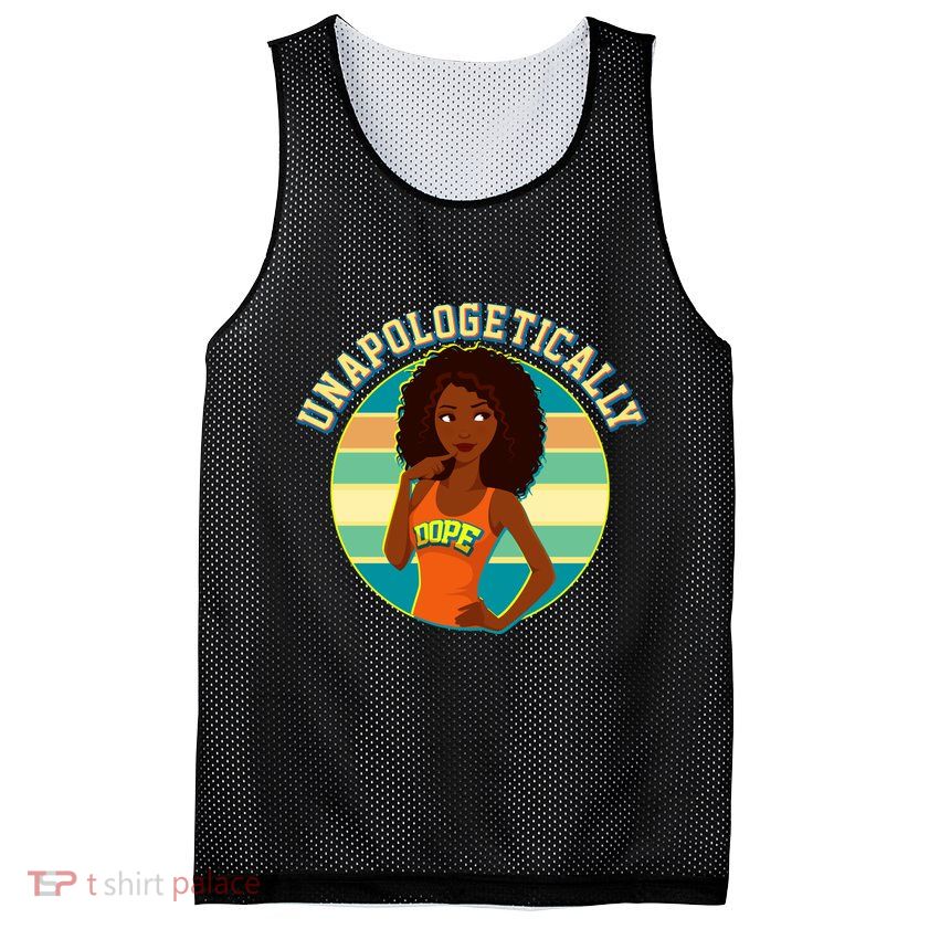Unapologetically Dope Mesh Reversible Basketball Jersey Tank