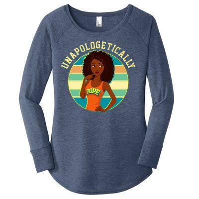 Unapologetically Dope Women's Perfect Tri Tunic Long Sleeve Shirt