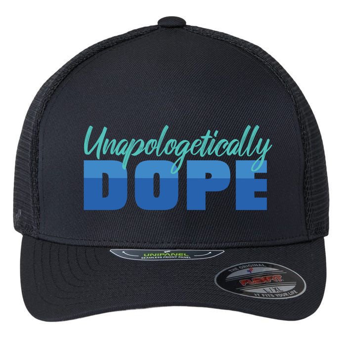 Unapologetically Dope Phase Flexfit Unipanel Trucker Cap