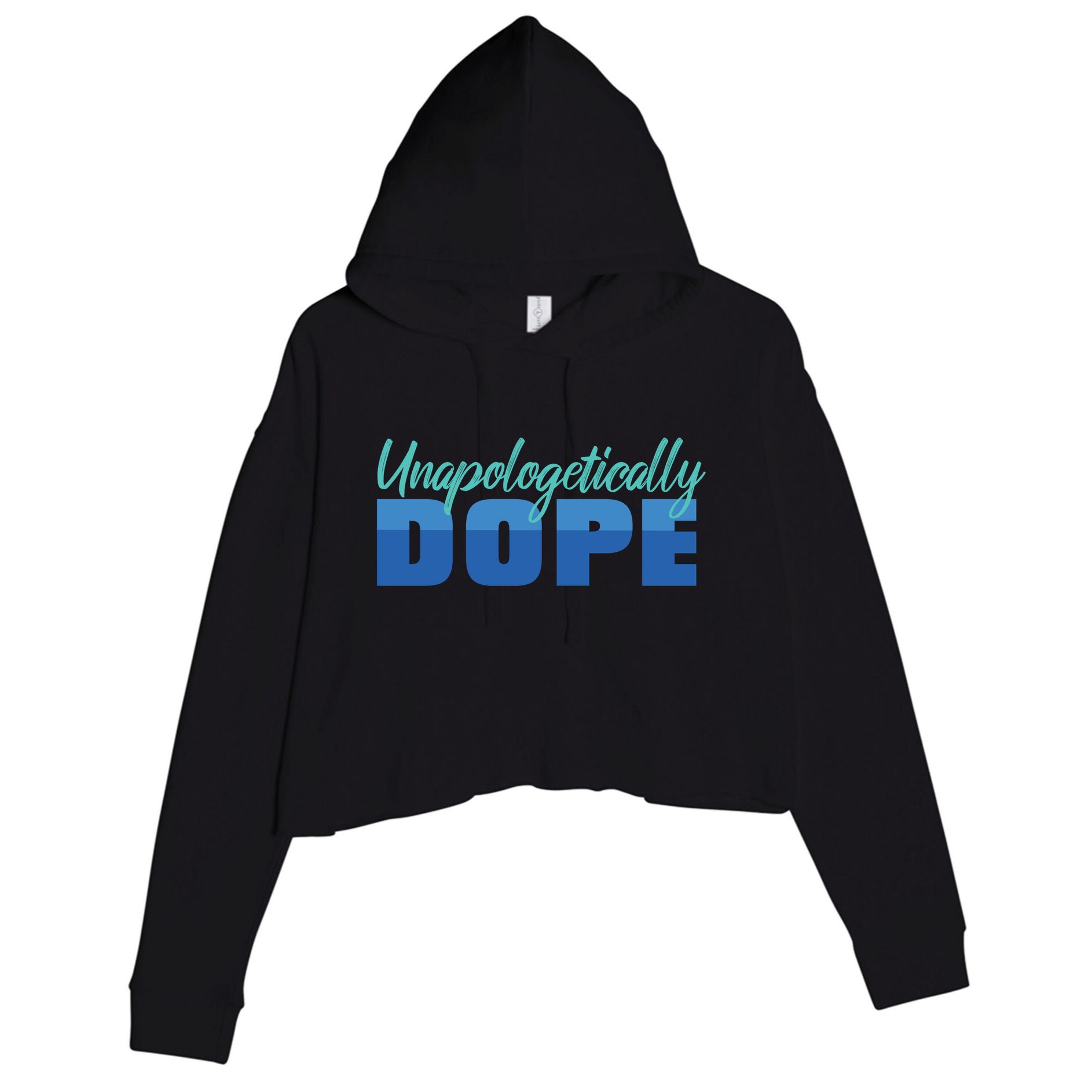Unapologetically Dope Phase Crop Fleece Hoodie