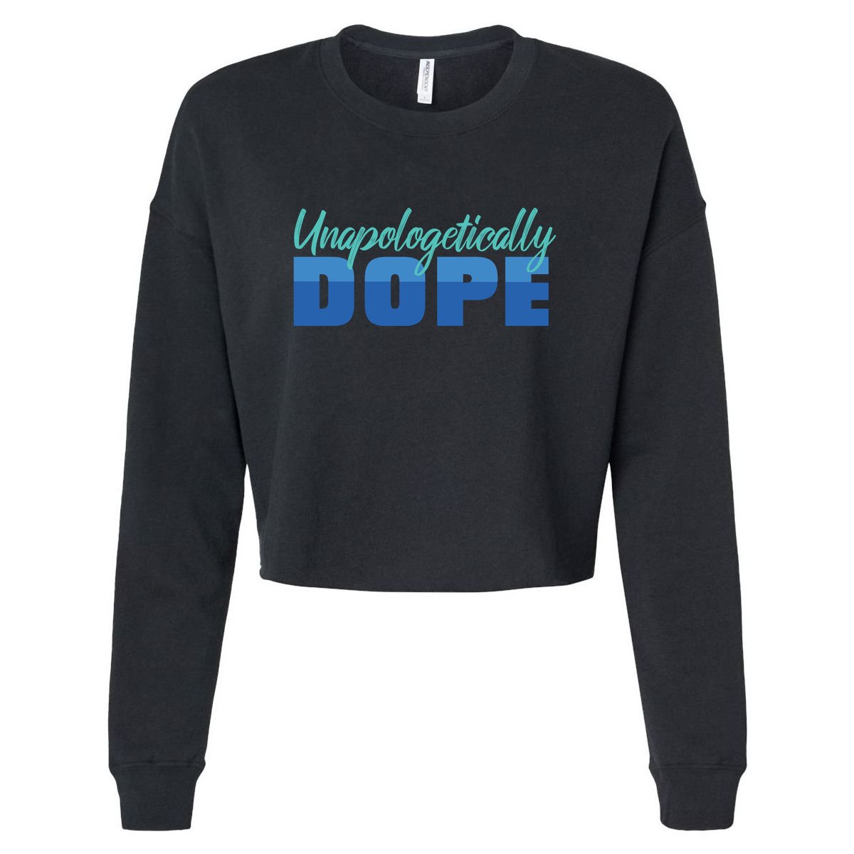 Unapologetically Dope Phase Cropped Pullover Crew