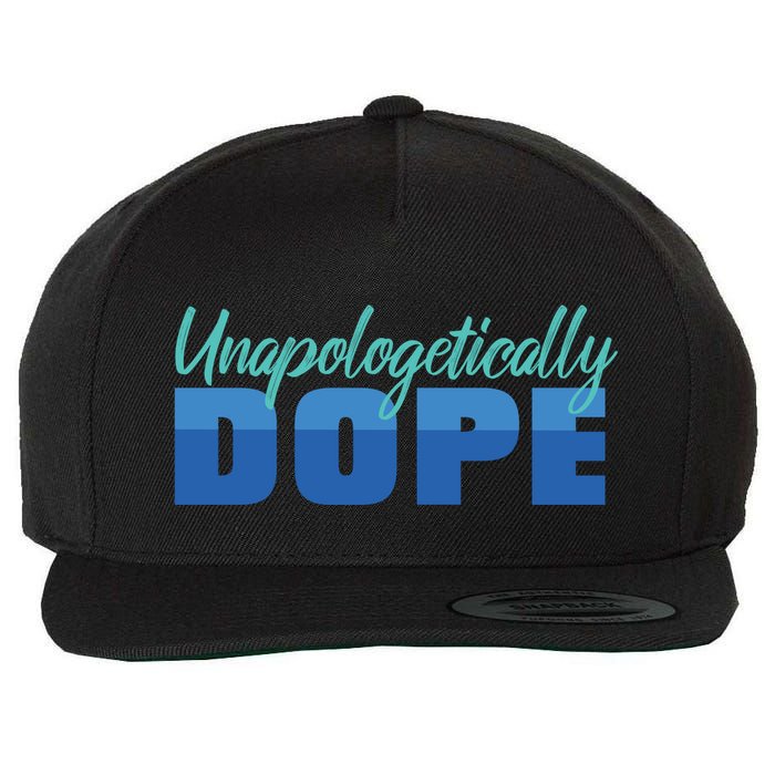 Unapologetically Dope Phase Wool Snapback Cap
