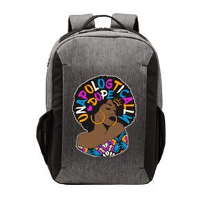 Unapologtically Dope Black Woman Stylish Afro  Vector Backpack