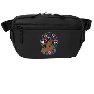 Unapologtically Dope Black Woman Stylish Afro  Crossbody Pack