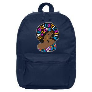 Unapologtically Dope Black Woman Stylish Afro  16 in Basic Backpack