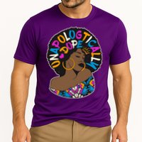 Unapologtically Dope Black Woman Stylish Afro  Cooling Performance Crew T-Shirt