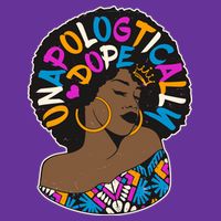 Unapologtically Dope Black Woman Stylish Afro  Cooling Performance Crew T-Shirt