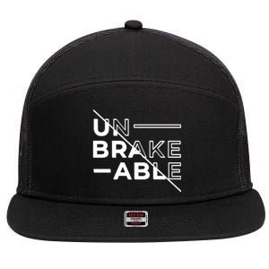 Unbreakable 7 Panel Mesh Trucker Snapback Hat