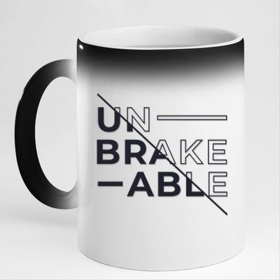 Unbreakable 11oz Black Color Changing Mug