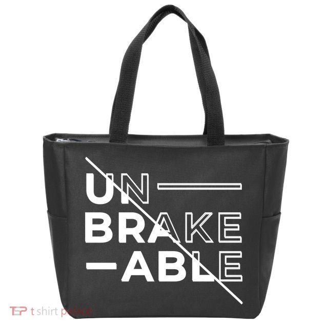 Unbreakable Zip Tote Bag
